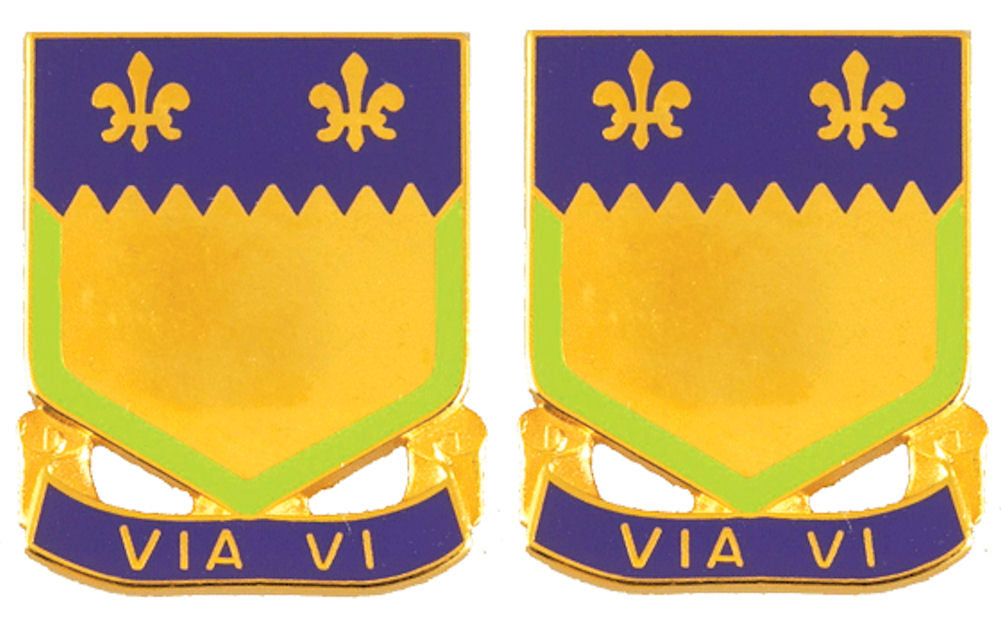 127th Field Artillery Distinctive Unit Insignia - Pair - VIA VI