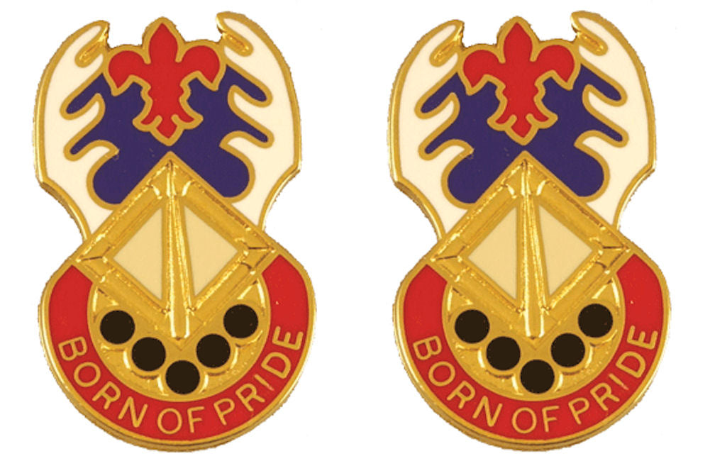 145th Support Battalion Distinctive Unit Insignia - Pair - BORN OF PRIDE