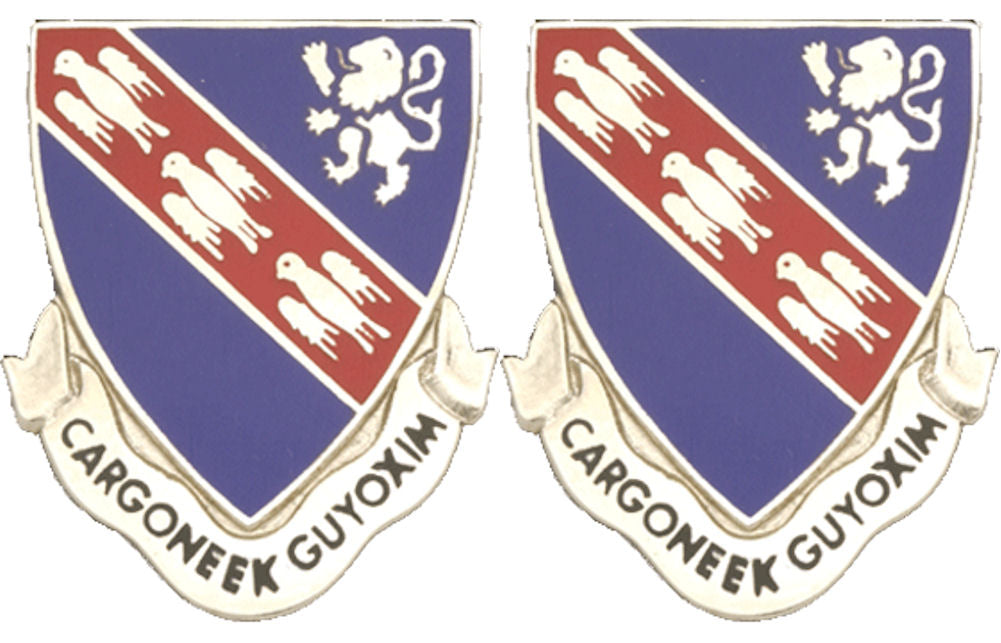 147th Armor Distinctive Unit Insignia - Pair - GARGONEEK GUYOXIM