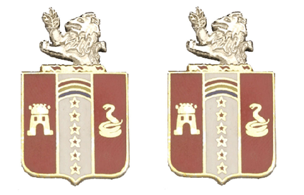 150th Field Artillery Indiana Distinctive Unit Insignia - Pair