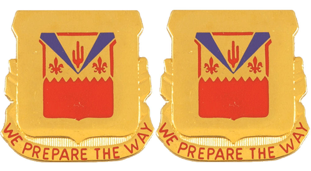 174th Supply & Services Battalion Distinctive Unit Insignia - Pair - WE PREPARE THE WAY