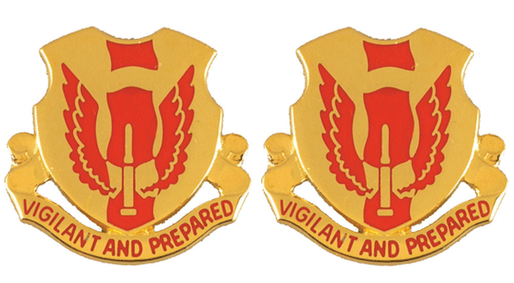 177th Regiment Distinctive Unit Insignia - Pair - VIGILANT AND