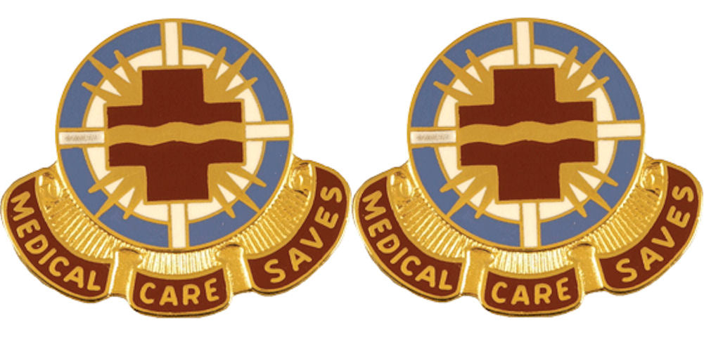 202nd Medical Group Distinctive Unit Insignia - Pair - MEDICAL CARE SAVES