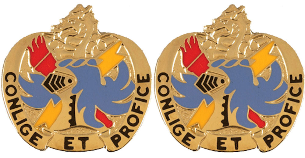 202nd Military Intelligence Battalion Distinctive Unit Insignia - Pair - CONLIGE ET PROFICE