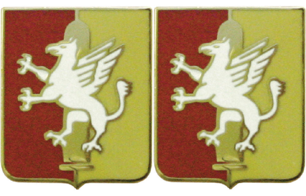 209TH Field Artillery NG NY Distinctive Unit Insignia - Pair