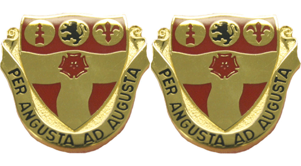 218th FA ARNG OR Distinctive Unit Insignia - Pair