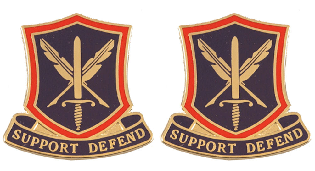 237th PERSONNEL SERVICE BATTALION Distinctive Unit Insignia - Pair