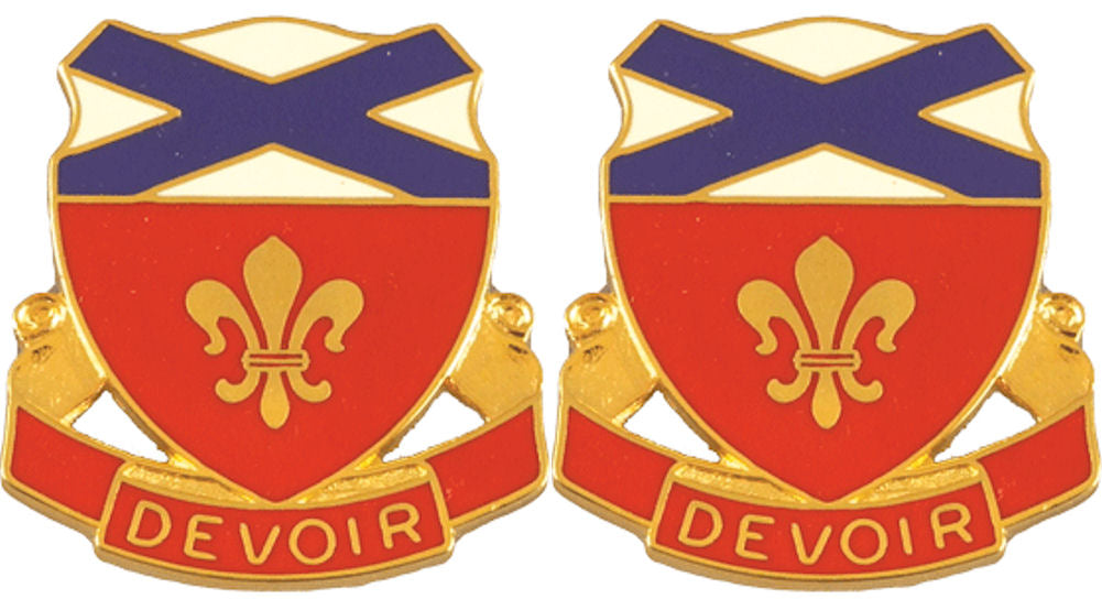 242nd ENGINEER BATTALION Distinctive Unit Insignia - Pair