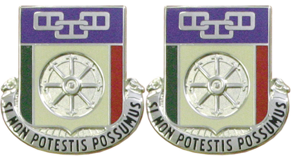 244th QUARTERMASTER BATTALION Distinctive Unit Insignia - Pair