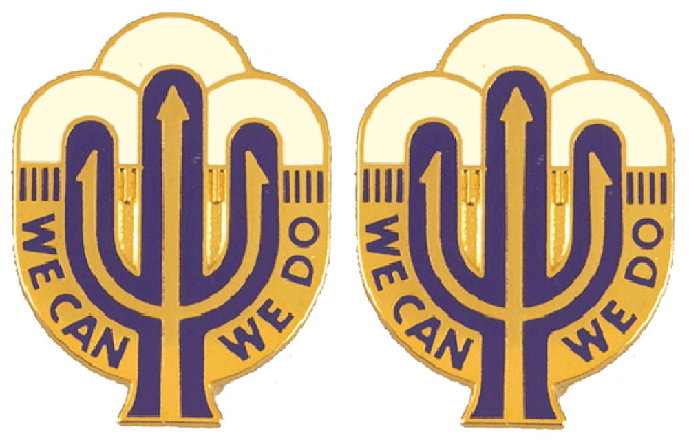258th SUPPORT CTR Distinctive Unit Insignia - Pair