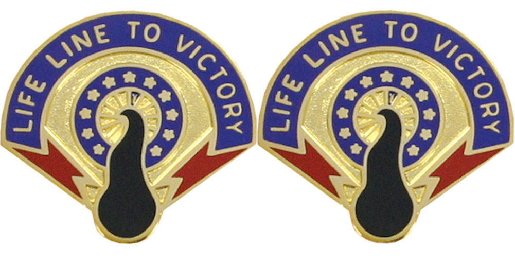 262nd QUARTERMASTER BATTALION Distinctive Unit Insignia - Pair