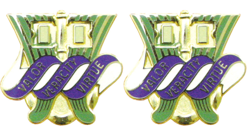 286th S&S BATTALION Distinctive Unit Insignia - Pair