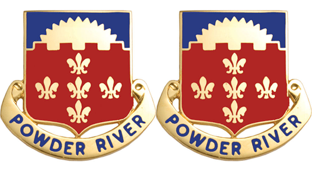 300th FA ARNG WY Distinctive Unit Insignia - Pair