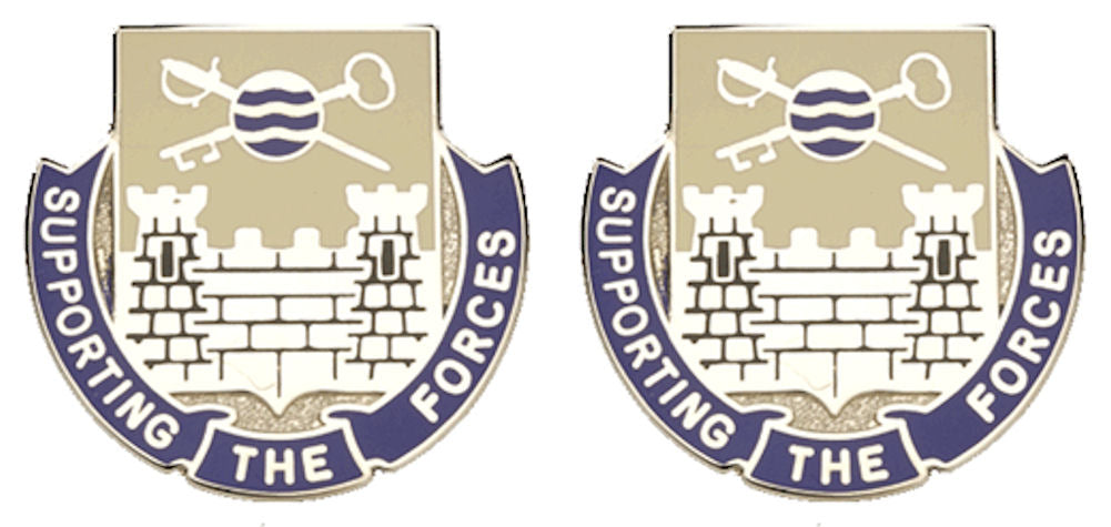 300th QUARTERMASTER BATTALION USAR Distinctive Unit Insignia - Pair