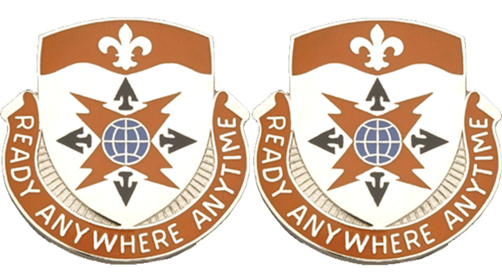 324th SIGNAL BATTALION Distinctive Unit Insignia - Pair