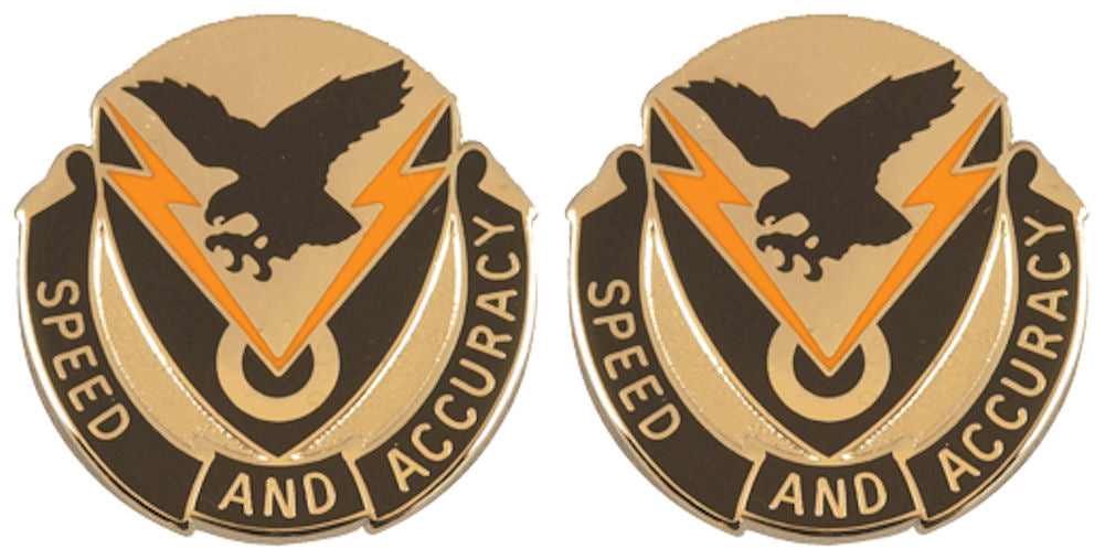 327th SIGNAL BATTALION Distinctive Unit Insignia - Pair