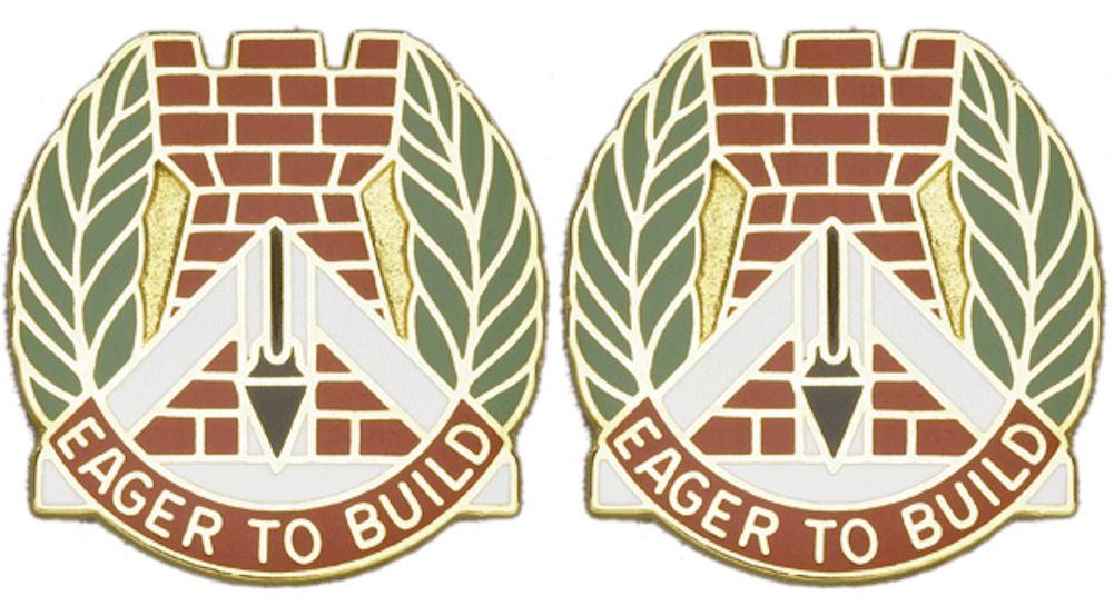 329th ENGINEER GP USAR Distinctive Unit Insignia - Pair