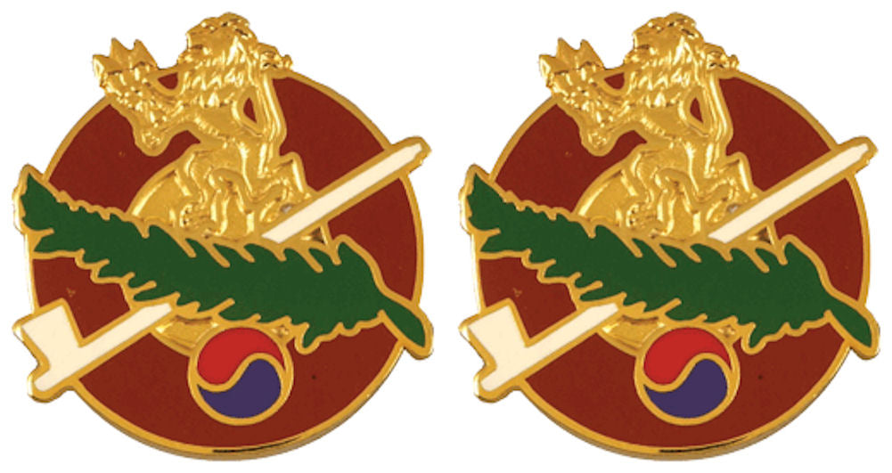345th SUPPORT BATTALION Distinctive Unit Insignia - Pair