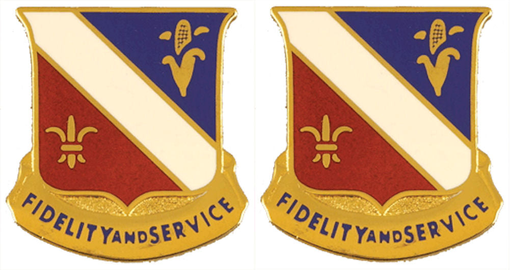 350th REGIMENT Distinctive Unit Insignia - Pair