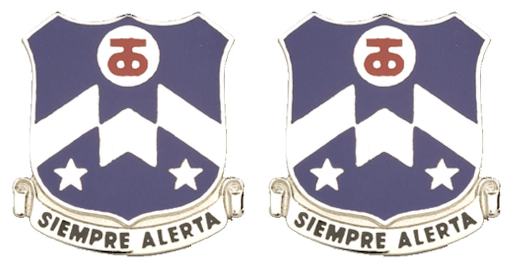 357th REGIMENT Distinctive Unit Insignia - Pair
