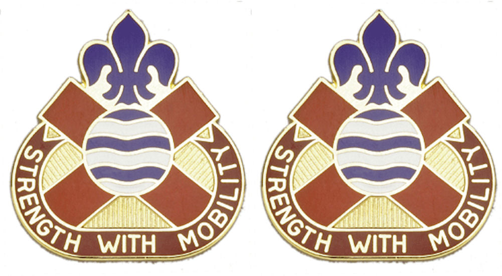 375th TRANSPORTATION GP Distinctive Unit Insignia - Pair
