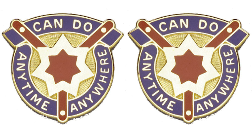 377th SUPPORT COMMAND Distinctive Unit Insignia - Pair