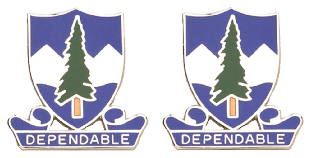 383rd REGIMENT Distinctive Unit Insignia - Pair