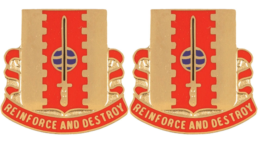 386th ENGINEER BATTALION Distinctive Unit Insignia - Pair