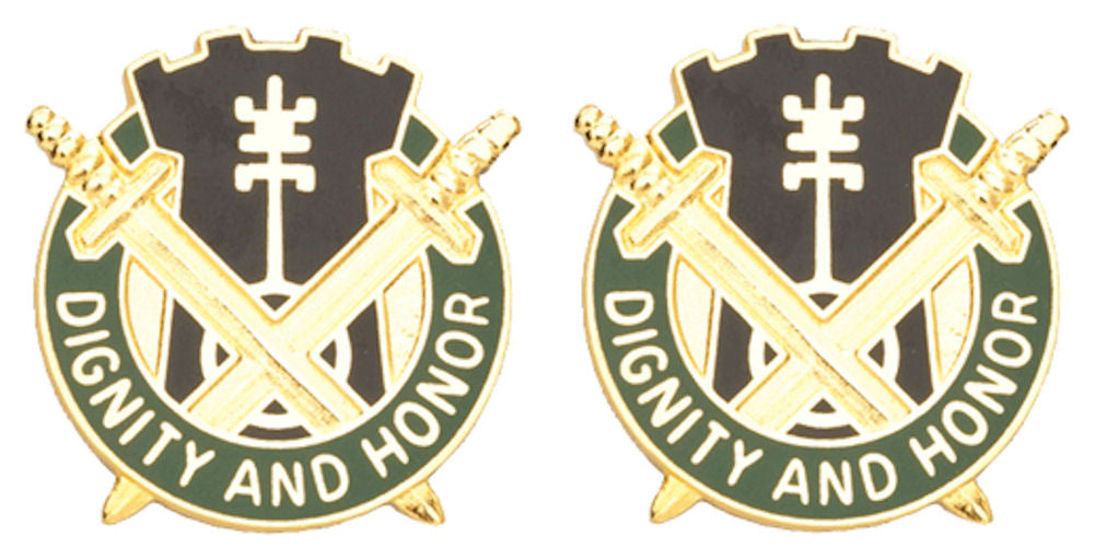 391st MP BATTALION Distinctive Unit Insignia - Pair