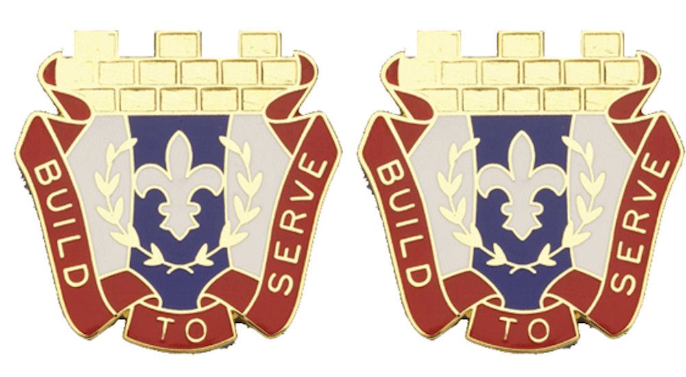 412th Engineering Brigade Distictive Unit Insignia - Pair