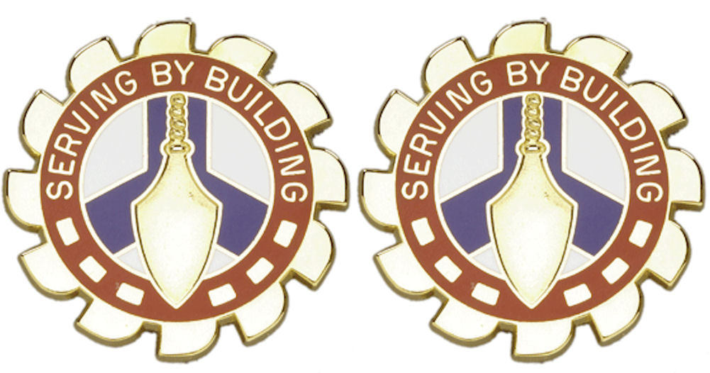 416th ENGINEER COMMAND Distinctive Unit Insignia - Pair