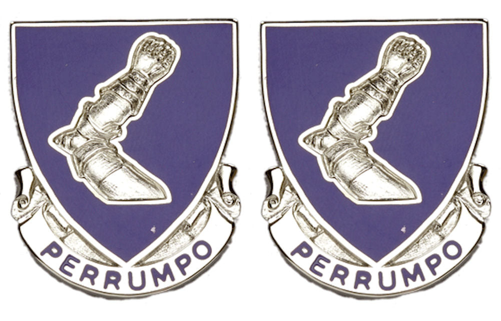485th REGIMENT AIT USAR Distinctive Unit Insignia - Pair