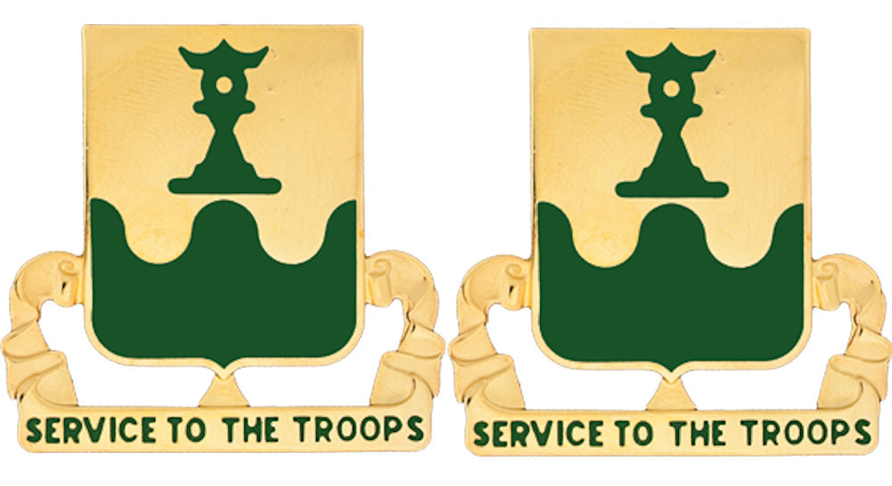 524th SUPPORT BATTALION Distinctive Unit Insignia - Pair - MAKE A WAY