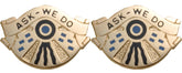 553rd S&S BATTALION Distinctive Unit Insignia - Pair - ASK WE DO