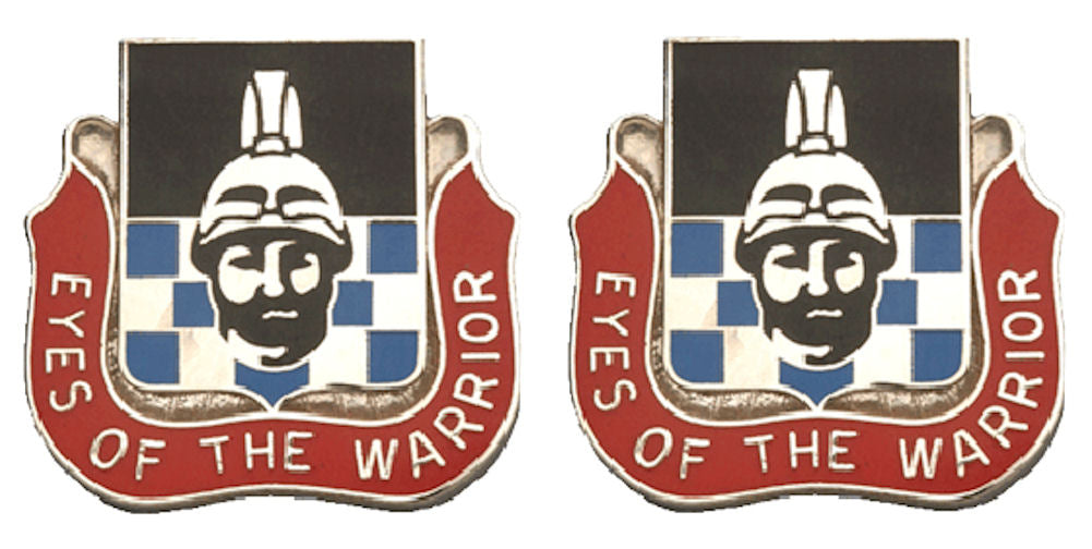 642nd MILITARY INTELLIGENCE BATTALION Distinctive Unit Insignia - Pair - EYES OF THE WARRIOR