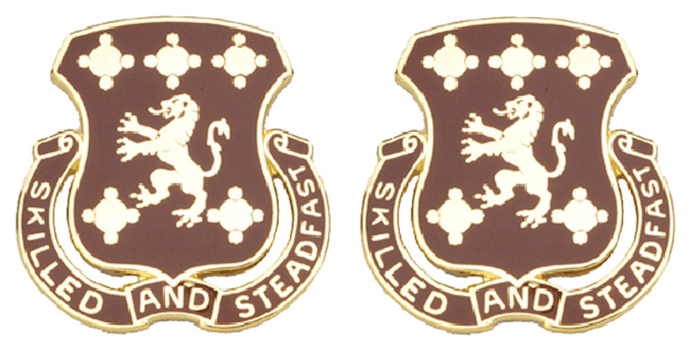 704th MAINTENANCE BATTALION Distinctive Unit Insignia - Pair - SKILLED AND STEADFAST