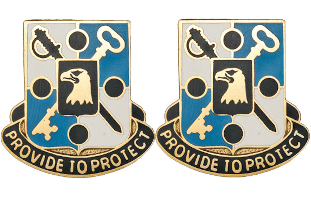 867th QUARTERMASTER BATTALION Distinctive Unit Insignia - Pair