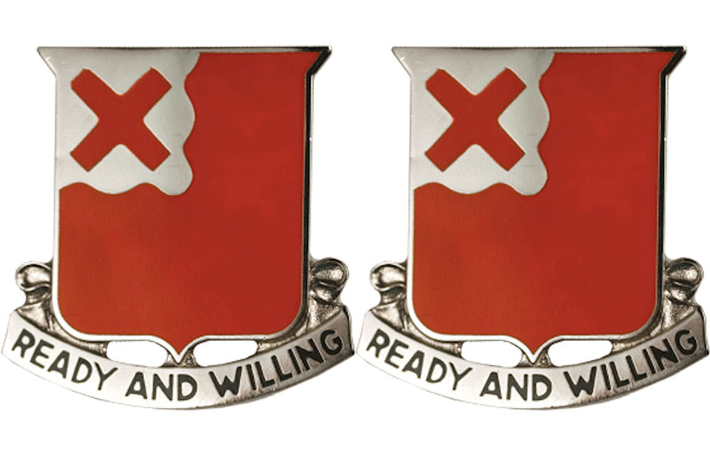 875th ENGINEER BATTALION Distinctive Unit Insignia - Pair