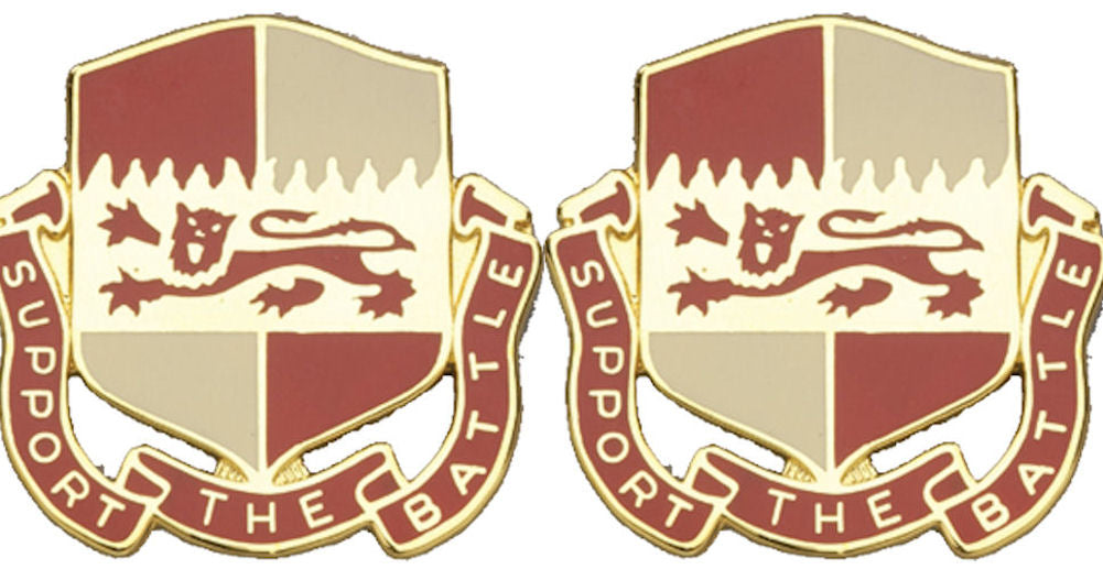 1297th SUPPORT BATTALION Distinctive Unit Insignia - Pair