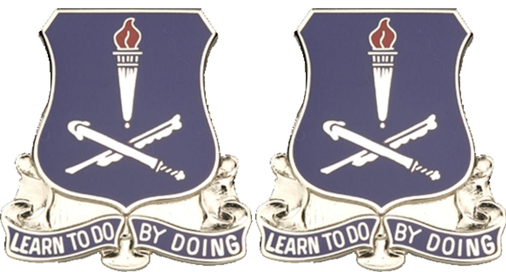 FINANCE SCHOOL Distinctive Unit Insignia - Pair