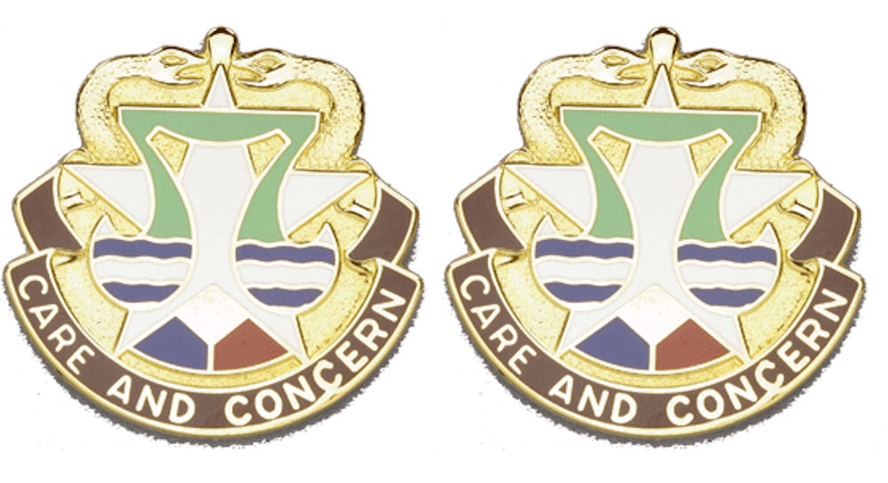 FT HOOD Distinctive Unit Insignia - Pair