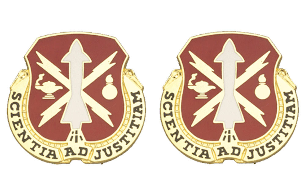MISSILE & MUN CENTER & SCHOOL Distinctive Unit Insignia - Pair