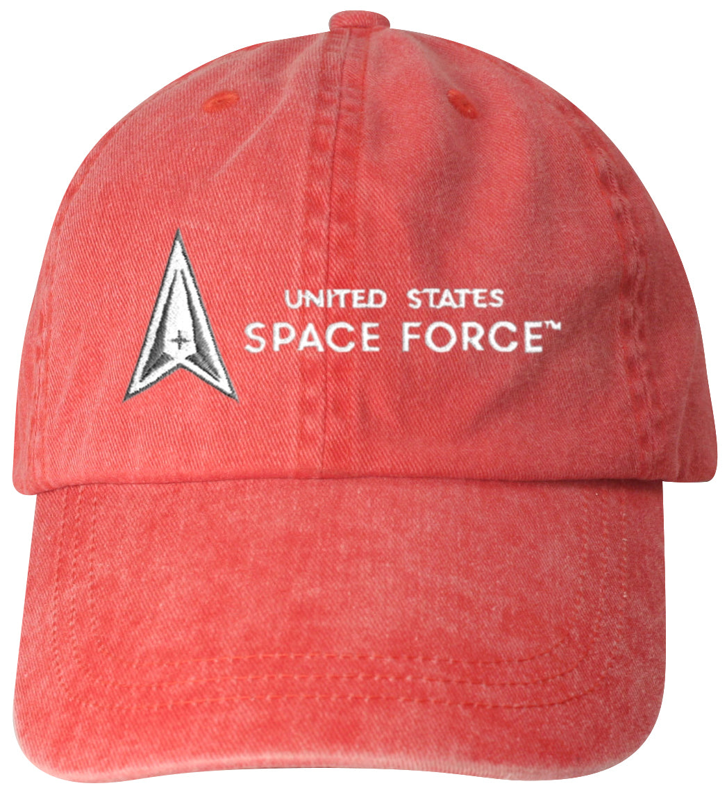 United States Space Force Design on Kids Youth Ball Cap