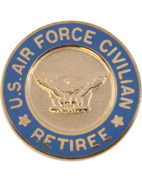 United States Air Force Civilian Retiree Lapel Pin