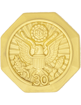 Length of Service Button 30 Years Lapel Pin