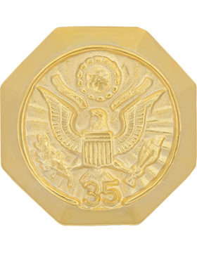 Length of Service Button 35 Years Lapel Pin