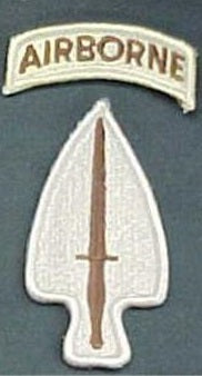 Special Operations Command with Airborne Tab Desert Tan