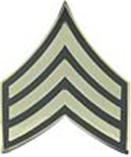 E-5 SGT Small Hat Pin 1"
