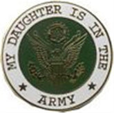 USA DAUGHTER Small Hat Pin 7-8"