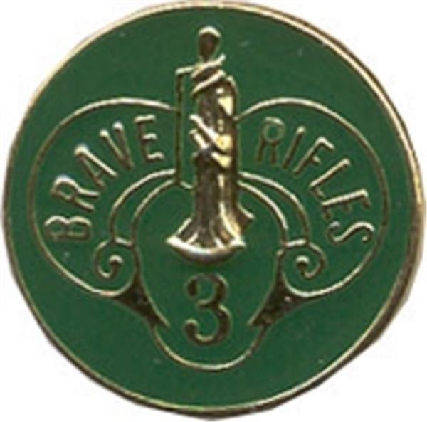 3rd Armored Cavalry Small Hat Pin